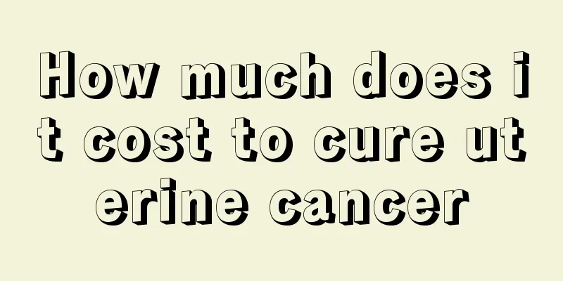 How much does it cost to cure uterine cancer