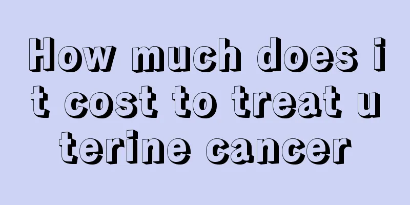 How much does it cost to treat uterine cancer