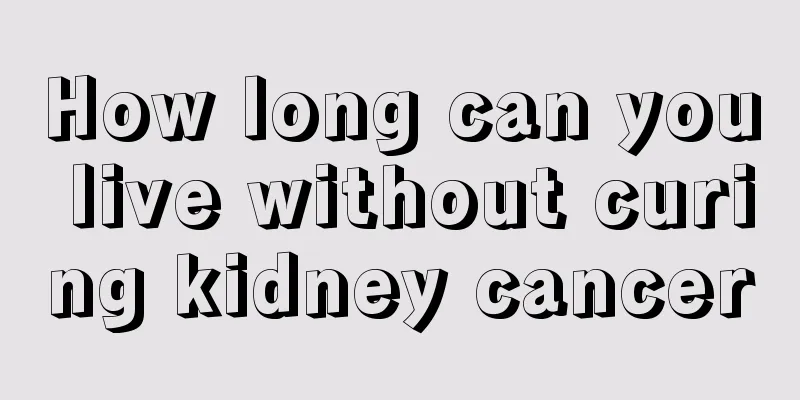 How long can you live without curing kidney cancer
