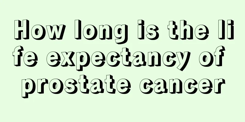 How long is the life expectancy of prostate cancer