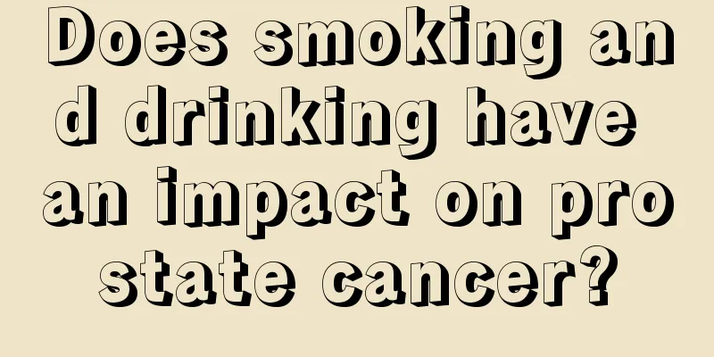 Does smoking and drinking have an impact on prostate cancer?