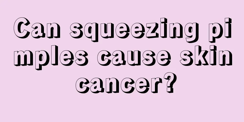Can squeezing pimples cause skin cancer?