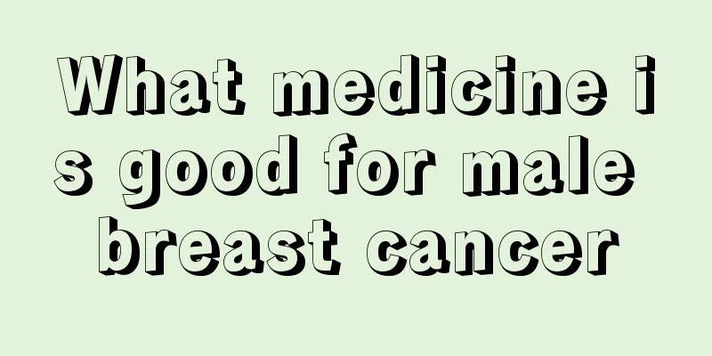 What medicine is good for male breast cancer