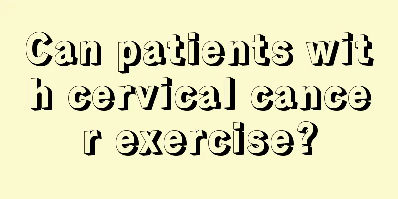 Can patients with cervical cancer exercise?