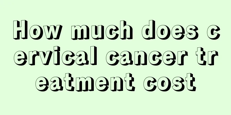 How much does cervical cancer treatment cost