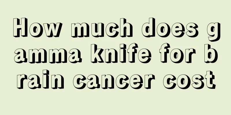 How much does gamma knife for brain cancer cost