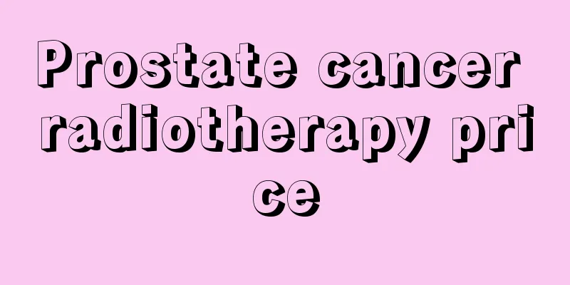 Prostate cancer radiotherapy price