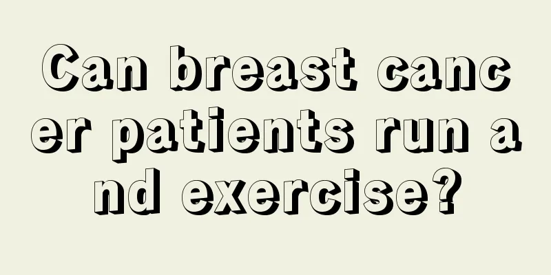 Can breast cancer patients run and exercise?