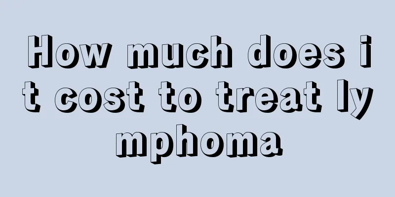 How much does it cost to treat lymphoma