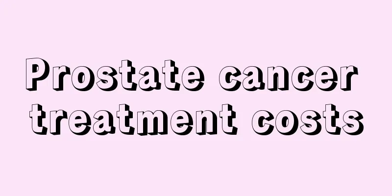 Prostate cancer treatment costs