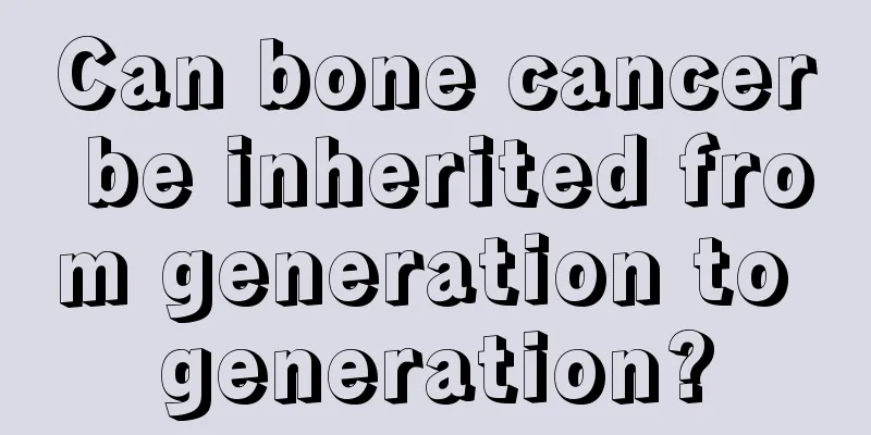 Can bone cancer be inherited from generation to generation?