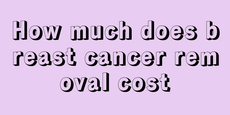 How much does breast cancer removal cost