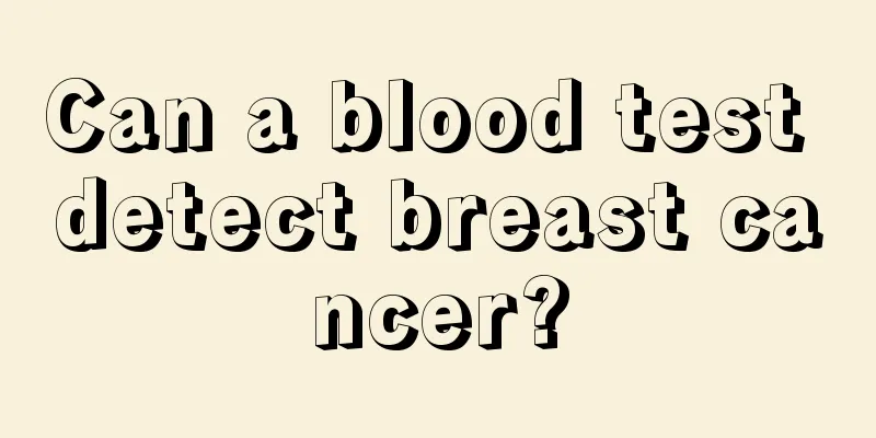 Can a blood test detect breast cancer?