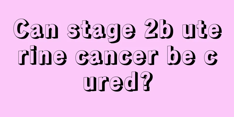 Can stage 2b uterine cancer be cured?