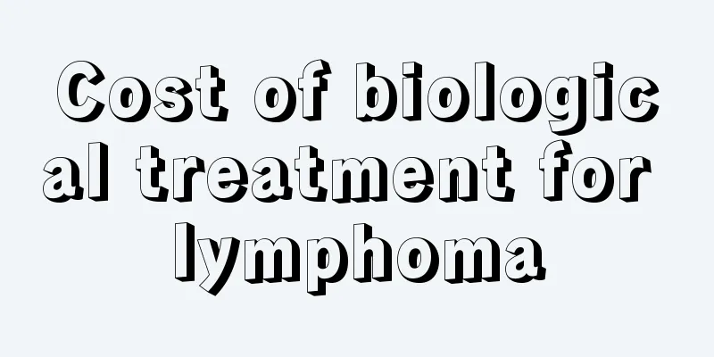 Cost of biological treatment for lymphoma