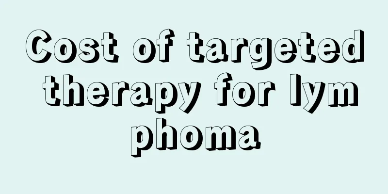 Cost of targeted therapy for lymphoma