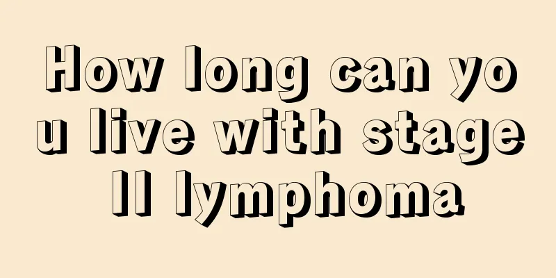 How long can you live with stage II lymphoma