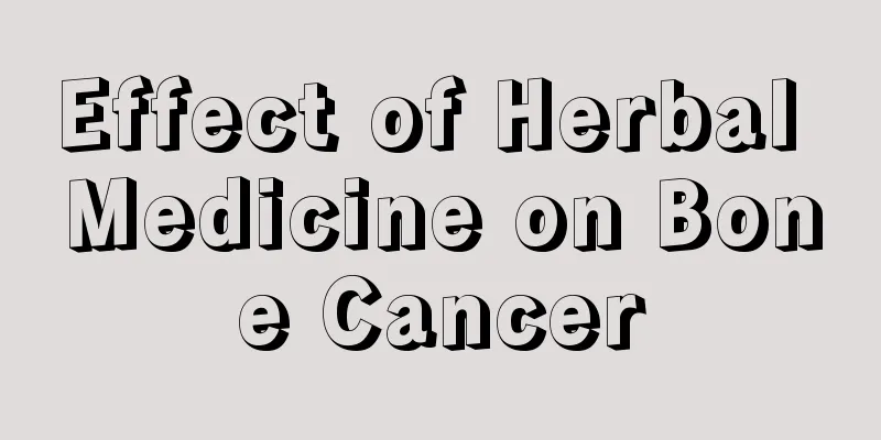 Effect of Herbal Medicine on Bone Cancer