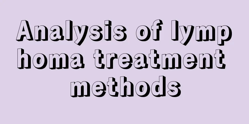 Analysis of lymphoma treatment methods