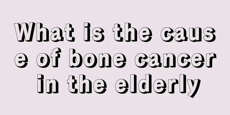 What is the cause of bone cancer in the elderly