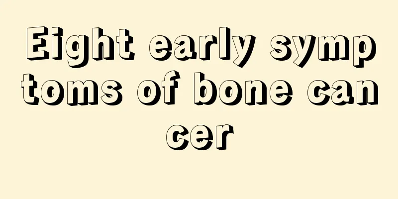 Eight early symptoms of bone cancer