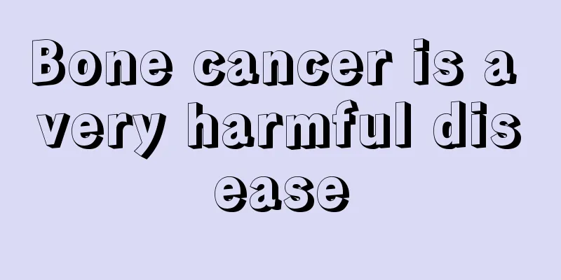 Bone cancer is a very harmful disease