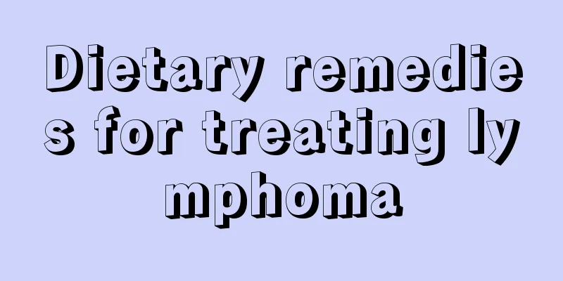 Dietary remedies for treating lymphoma