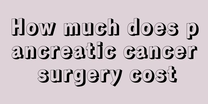 How much does pancreatic cancer surgery cost