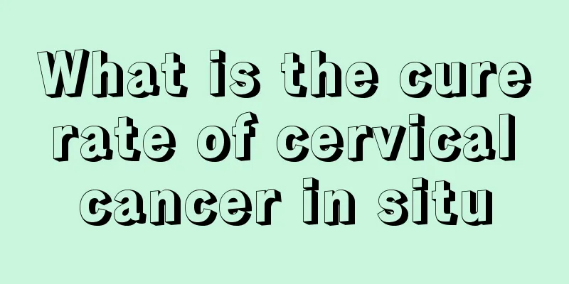 What is the cure rate of cervical cancer in situ