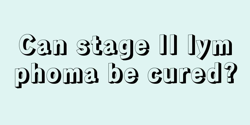Can stage II lymphoma be cured?