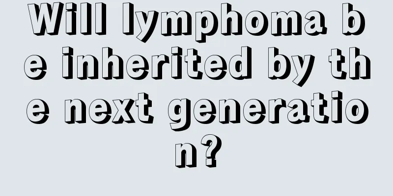 Will lymphoma be inherited by the next generation?