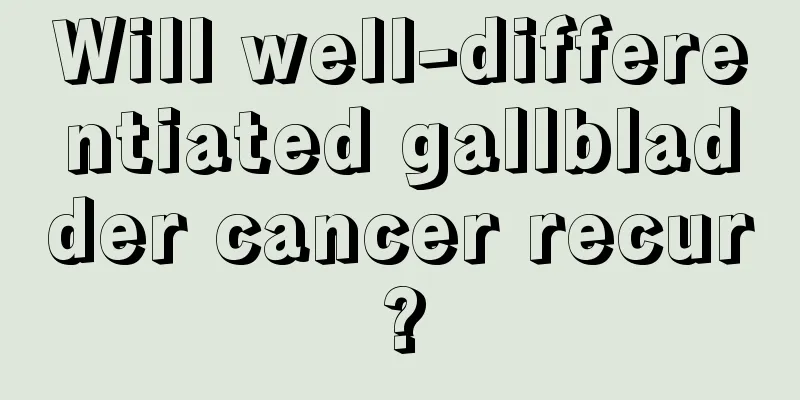 Will well-differentiated gallbladder cancer recur?