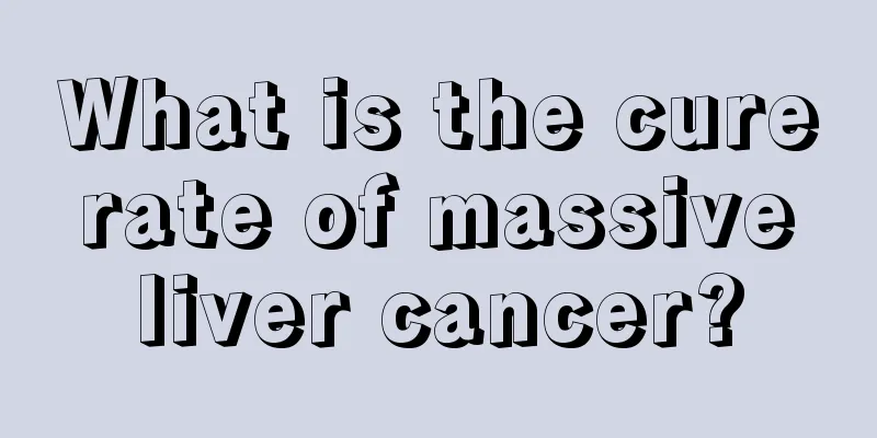 What is the cure rate of massive liver cancer?