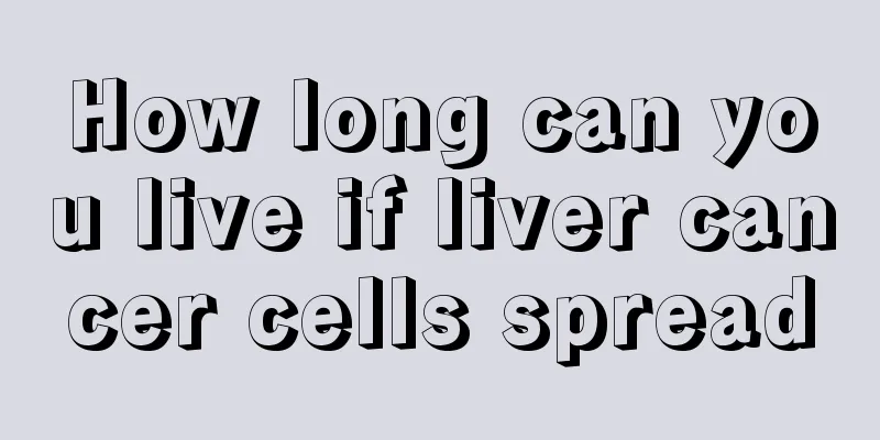 How long can you live if liver cancer cells spread