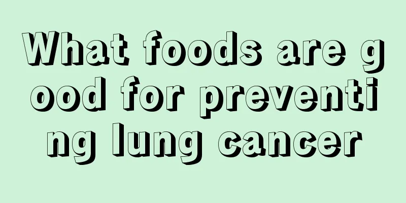 What foods are good for preventing lung cancer