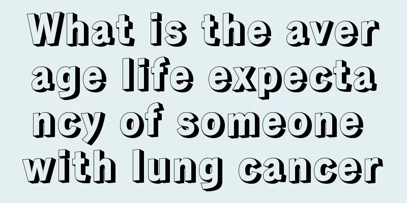 What is the average life expectancy of someone with lung cancer