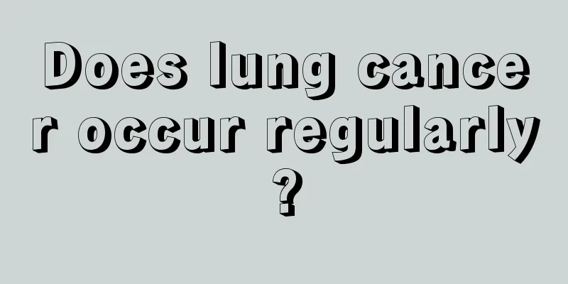 Does lung cancer occur regularly?
