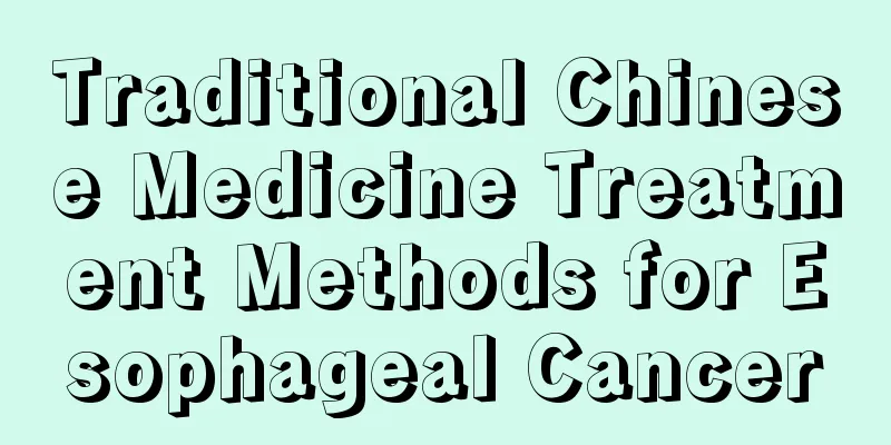 Traditional Chinese Medicine Treatment Methods for Esophageal Cancer
