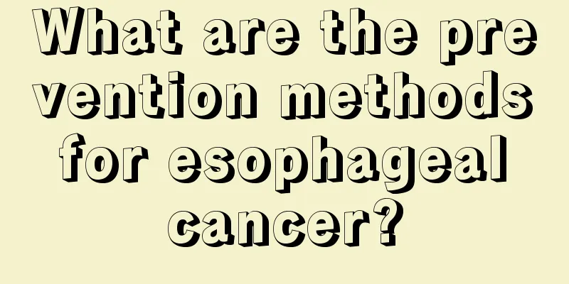 What are the prevention methods for esophageal cancer?