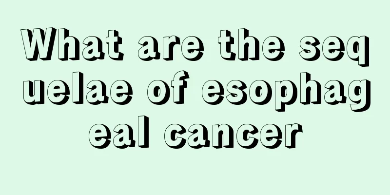 What are the sequelae of esophageal cancer