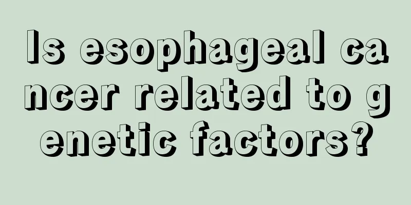 Is esophageal cancer related to genetic factors?