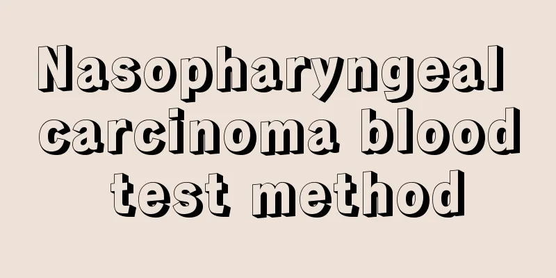Nasopharyngeal carcinoma blood test method