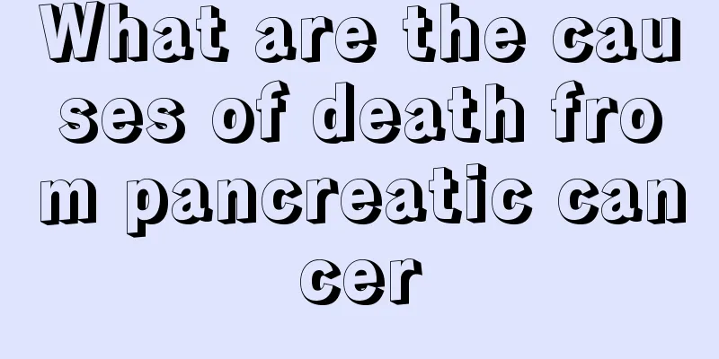 What are the causes of death from pancreatic cancer