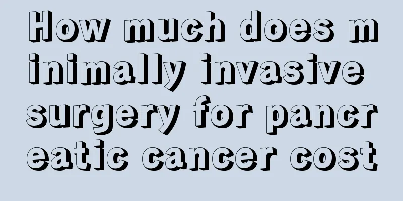 How much does minimally invasive surgery for pancreatic cancer cost