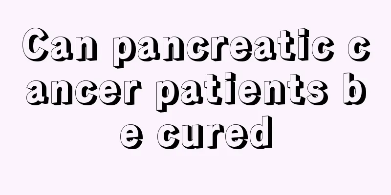 Can pancreatic cancer patients be cured