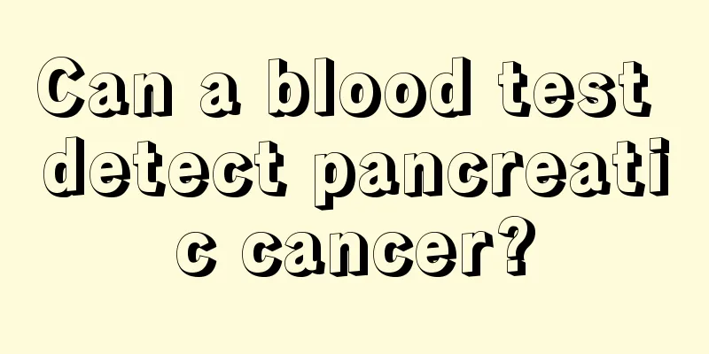 Can a blood test detect pancreatic cancer?