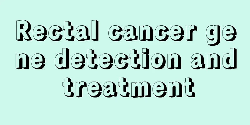 Rectal cancer gene detection and treatment