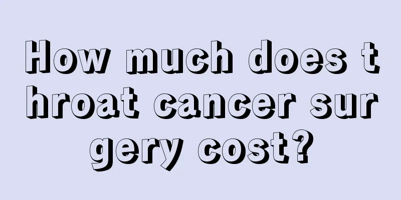 How much does throat cancer surgery cost?