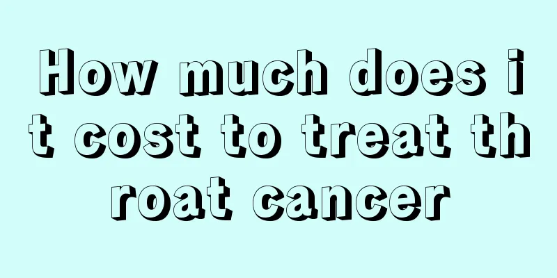 How much does it cost to treat throat cancer