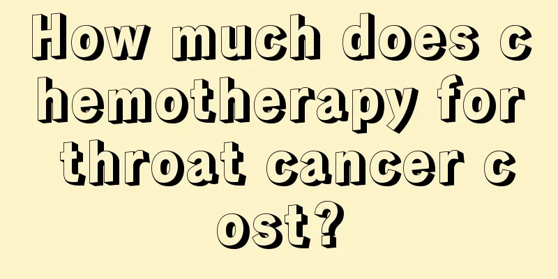 How much does chemotherapy for throat cancer cost?